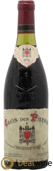 photo Châteauneuf-du-Pape Clos des Papes Paul Avril 1976