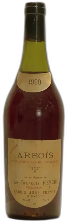 illustration du vin 1990 Jean-François Nevers, Arbois Rouge