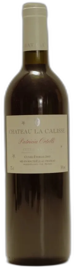 image du vin Château la Calisse Patricia Ortelli, Coteaux Varois Cuvée Etoiles