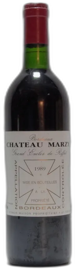 photo 1989 Château Marzy Grand Enclos de Riffat, Bordeaux