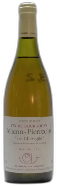 photo du vin 1996 Guffens-Heynen, Mâcon Pierreclos en Chavigne