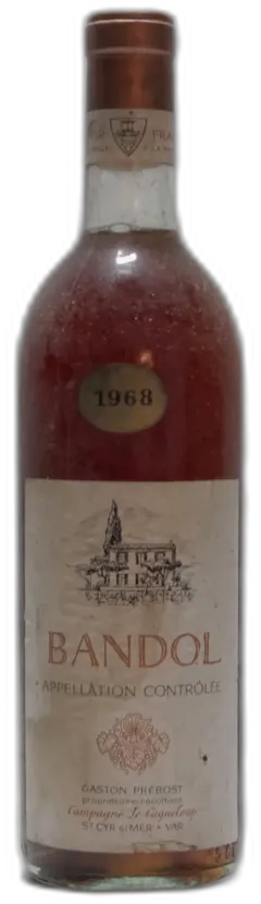 photo 1968 Domaine du Cagueloup Gaston Prebost, Bandol Rosé