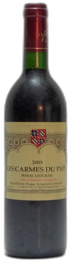 photo 2005 les Carmes du Pape, Pessac Leognan