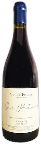 image du vin Eloi Gros, Sous Montmain