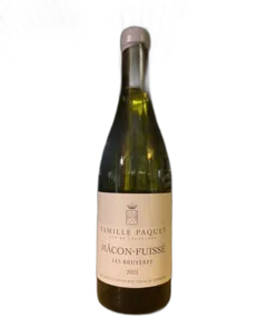 capture du vin Domaine Paquet Mâcon-Fuissé "les Bruyères"