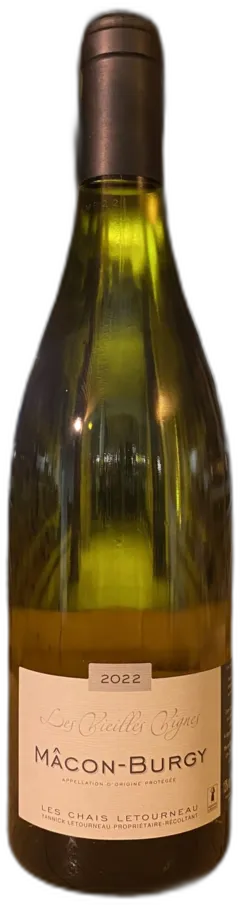 photo du vin Domaine Letourneau Mâcon-Burgy "les Vieilles Vignes"