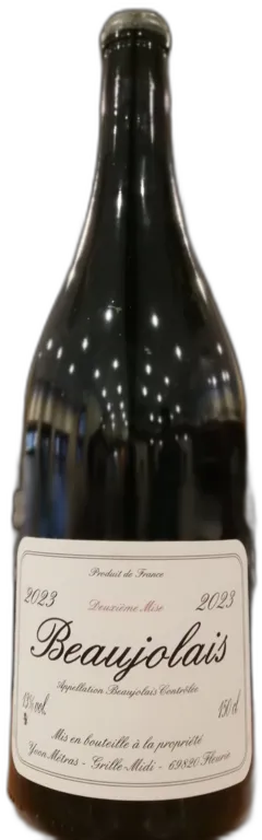 illustration du vin Métras Yvon Beaujolais 2023 Magnum