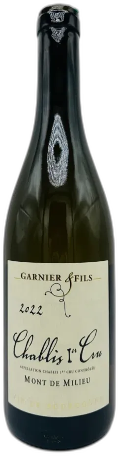 photo Domaine Garnier Chablis Premier Cru Mont de Milieu 2022 Bourgogne France
