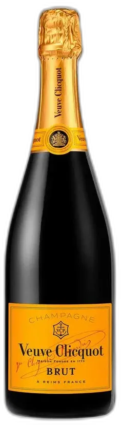 vue du vin Veuve Clicquot Brut Carte Jaune N.M