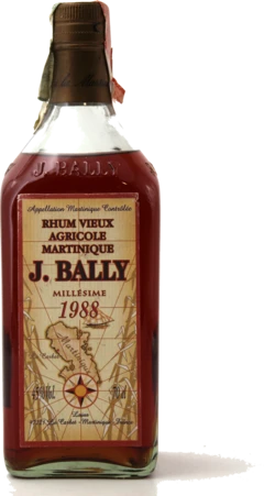 photo Rhum J. Bally Millésime 1988