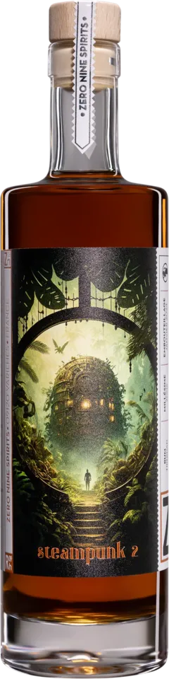 illustration du vin Zero Nine Spirits Molasses Trinidadian Rhum "Trinidad Distillers - Série Steampunk" Brun 2006