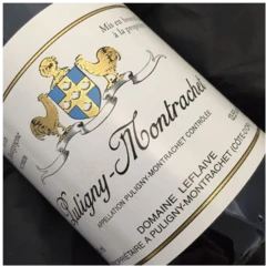 photo Domaine Leflaive Puligny Montrachet 2001