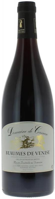 photo du vin Beaumes de Venise Cassan Rouge 2023