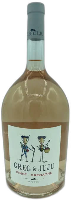 capture du vin Rosé Grenache Pinot Greg et Juju