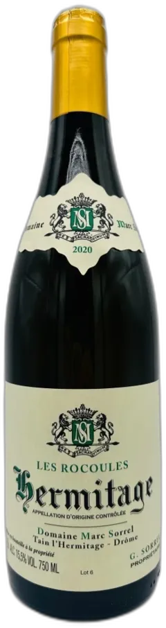 photo Domaine Marc Sorrel les Rocoules Hermitage Blanc 2020 Vallée du Rhône France