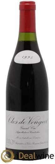 photo Clos de Vougeot Grand Cru Leroy 1995