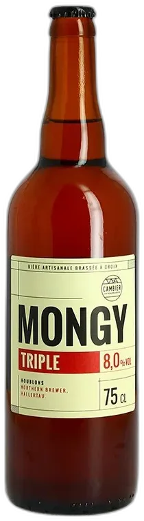 image du vin Mongy Bière Triple du Nord Brasserie Cambier