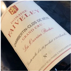 photo Domaine Faiveley Chambertin Clos de Beze les Ouvrées Rodin 2017