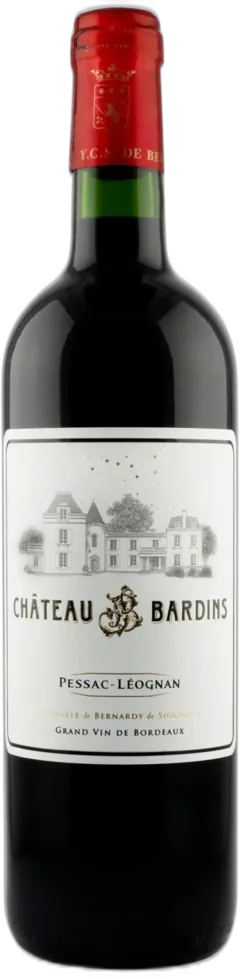 photo Château Bardins Pessac Léognan Rouge 2019