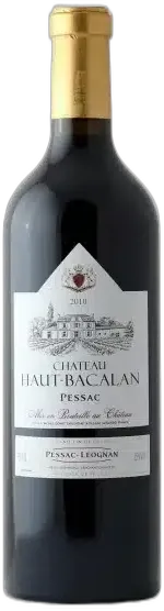 photo du vin Château Haut Bacalan Pessac-Léognan Rouge