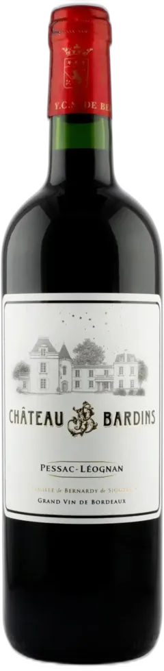 photo Château Bardins Pessac Léognan Rouge 2020