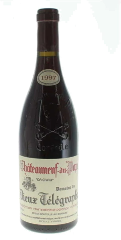 photo 1997 Vieux Telegraphe, Chateauneuf-du-Pape, la Crau Rouge
