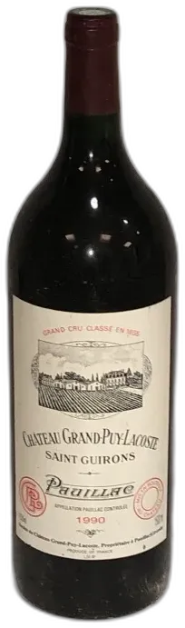 photos du vin Château Grand Puy Lacoste 1990 Magnum) Pauillac