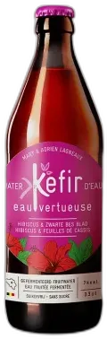 photo du vin Kéfir Eau Vertueuse Hibiscus Feuilles de Cassis