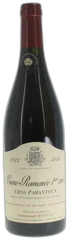 vue du vin 2022 Emmanuel Rouget, Vosne-Romanee Premier Cru, Cros Parantoux