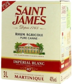 photo Bib de Rhum Blanc de 3 Litres st James 40°