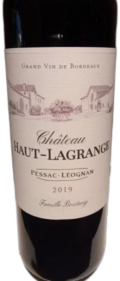 photo Château Haut-Lagrange Pessac Léognan Rouge