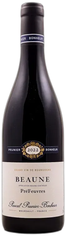 vue du vin Prunier-Bonheur Beaune "Préfeuvres" 2022