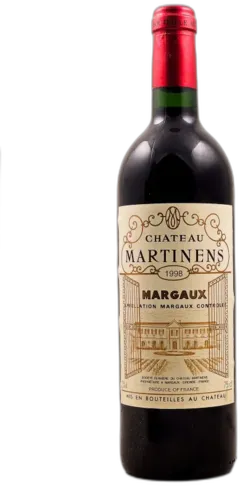photo du vin Martinens Margaux 1998