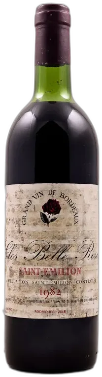 photo Clos Belle Rose Saint Emilion 1982
