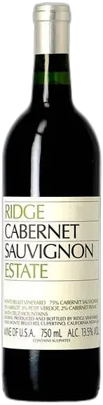 photo Ridge Vineyard Etats Unis Cabernet Sauvignon 2020