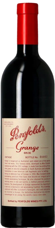 photo Penfolds Grange Bin95 2019