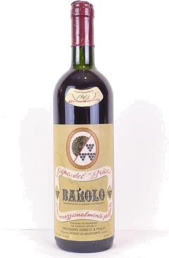 photo 1965 Barolo Galvagno Enciro e Figlio Rouge Piemont Italie