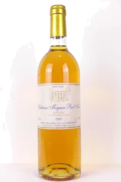 photo 1995 Loupiac Château Miqueu Bel-Air Liquoreux Bordeaux