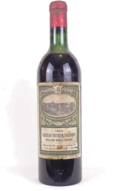 photo 1965 Margaux Château Deyrem-Valentin Rouge Bordeaux