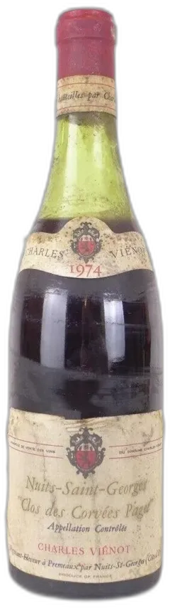 photos du vin 1974 Nuits Saint-Georges Charles Viénot Clos des Corvées Paget Rouge Bourgogne