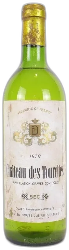 photo 1979 Graves Château des Tourelles Blanc Bordeaux