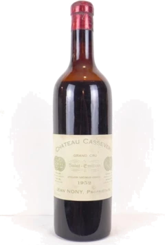 photo 1952 Saint-Émilion Château Cassevert Grand Cru Rouge Bordeaux