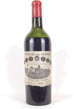 photo 1955 Margaux Château du Tertre Grand Cru Classé Rouge Bordeaux