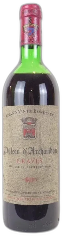 photo 1976 Graves Château d’Archambeau b1 Rouge Bordeaux
