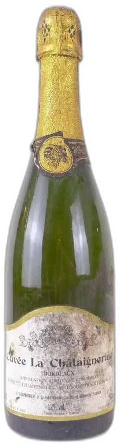photo Années 80 Crémant de Bordeaux Cuvée la Châtaigneraie Brut Non Millésimé Années 1980 à 1990 Pétillant Bordeaux