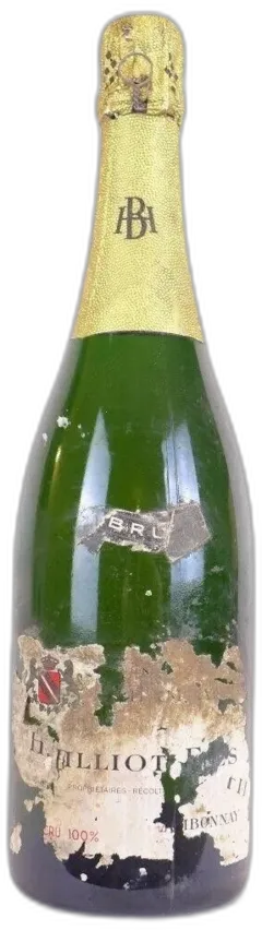 photo Années 70 Champagne Billiot Fils Ambonnay Grand Cru Brut Non Millésimé Années 1970 à 1980 Pétillant Champagne