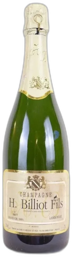 photo Années 90 Champagne Billiot Fils Ambonnay Grand Cru Brut Non Millésimé Années 1990 à 2000 Pétillant Champagne