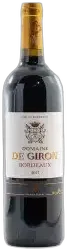 image du vin Domaine de Giron 2017 Bordeaux Vignobles Olivier Fleury