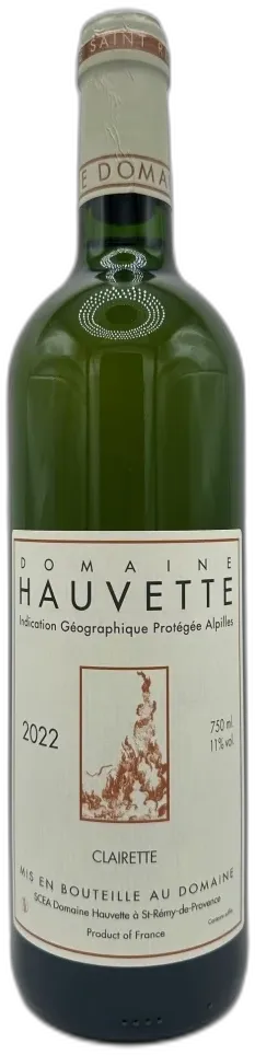 photo Domaine Hauvette Clairette 2022 Vallée du Rhône France
