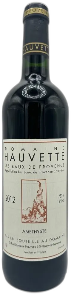photo du vin Domaine Hauvette Amethyste 2012 Vallée du Rhône France
